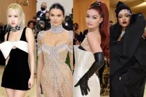 Thảm đỏ Met Gala 2021: Kendall Jenner diện đầm xuyên thấu đọ dáng cùng Rosé (BlackPink) 