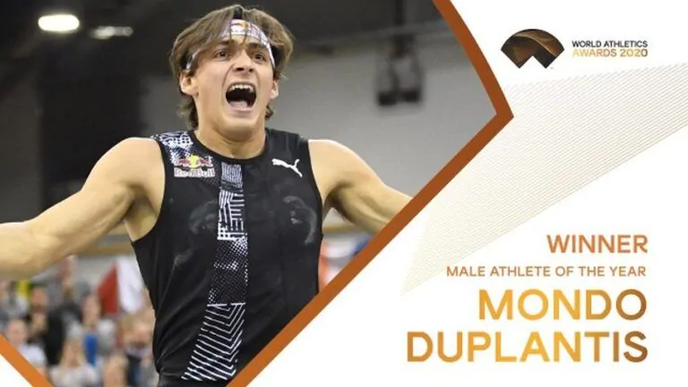 Mondo Duplantis và Yulimar Rojas xuất sắc giành giải thưởng VĐV của năm 2020 môn điền kinh