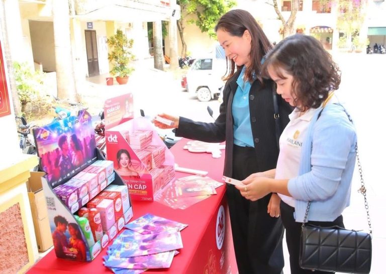 DKT Mekong Mang Kiến Thức Sức Khỏe Sinh Sản Đến Phụ Nữ Sơn Đồng